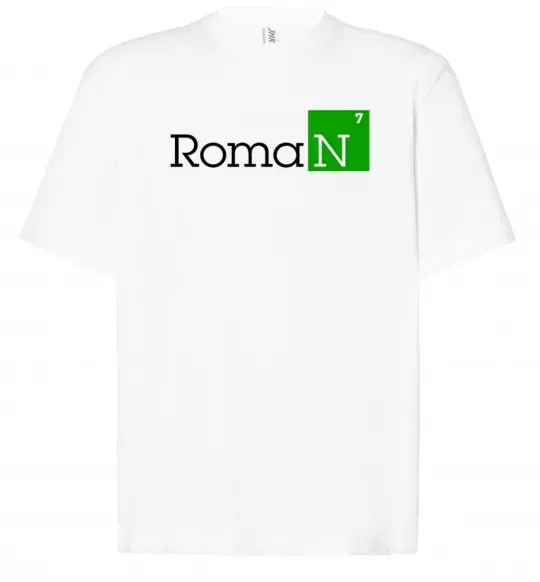 Футболка Оверсайз Roman Белый фото
