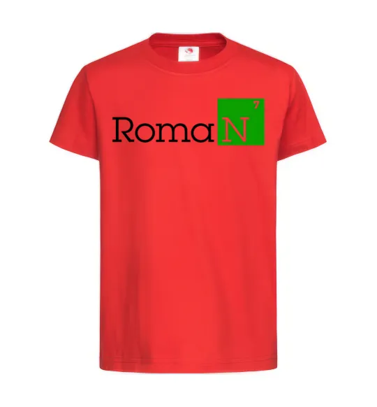 Детская футболка Roman Красный фото