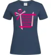 Женская футболка Юлька не подарунок Юлька сюрприз Темно-синий фото