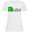 Жіноча футболка Yulia Білий фото