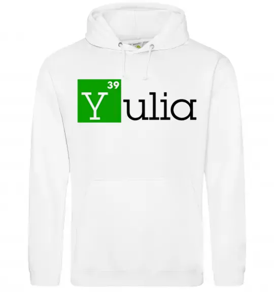 Жіноча толстовка (худі) Yulia Білий фото