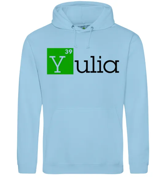 Жіноча толстовка (худі) Yulia Блакитний фото