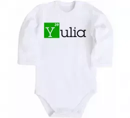 Детский боди Yulia Белый фото