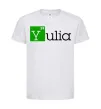 Детская футболка Yulia Белый фото