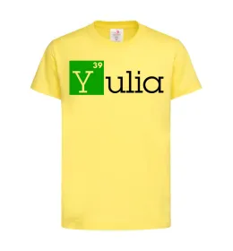 Детская футболка Yulia Лимонный фото