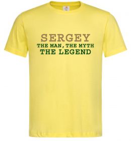Чоловіча футболка Sergey the man the myth the legend