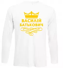 Лонгслив Vasyl the myth the legend Черный фото