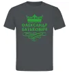 Чоловіча футболка Олександр батькович Графіт Чоловіча футболка Олександр батькович Графіт фото