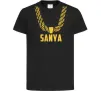 Детская футболка Sanya золотий ланцюжок Черный Детская футболка Sanya золотий ланцюжок Черный фото