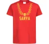 Детская футболка Sanya золотий ланцюжок Красный Детская футболка Sanya золотий ланцюжок Красный фото