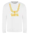 Свитшот Sanya золотий ланцюжок Белый фото