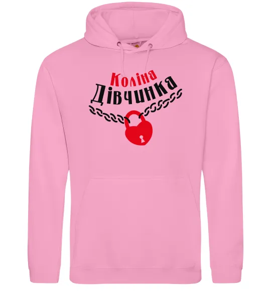 Женская толстовка (худи) Коліна дівчинка Розовый фото