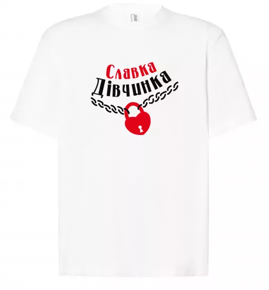 Футболка Оверсайз Славка дівчинка Белый фото