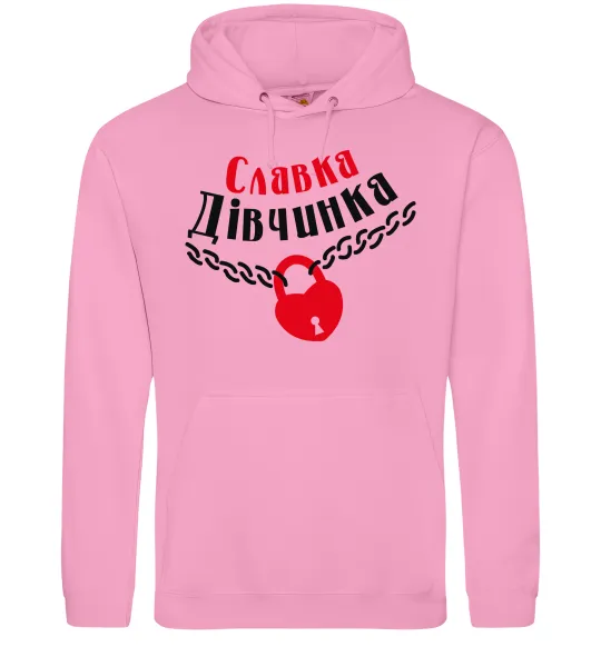 Женская толстовка (худи) Славка дівчинка Розовый фото