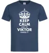 Мужская футболка Keep calm and let Viktor handle it Темно-синий Мужская футболка Keep calm and let Viktor handle it Темно-синий фото