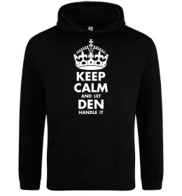 Мужская толстовка (худи) Denys the myth the legend Черный фото