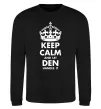 Свитшот Keep calm and let Den handle it Черный фото
