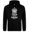 Жіноча толстовка (худі) Keep calm and let Diana handle it Чорний фото