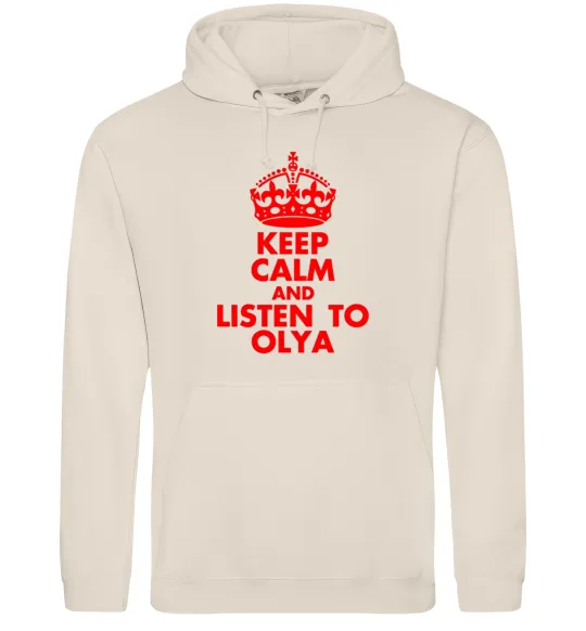 Жіноча толстовка (худі) Keep calm and listen to Olya Таш фото