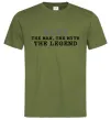 Мужская футболка Alex the man the myth the legend Оливковый Мужская футболка Alex the man the myth the legend Оливковый фото