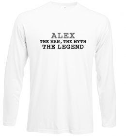 Лонгслив Alex the man the myth the legend