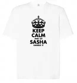 Футболка Оверсайз Keep Calm And Say Cheese Белый фото