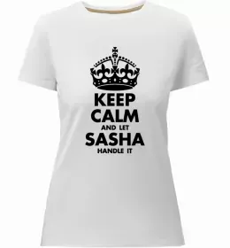 Женская премиум футболка Keep calm and love cats Белый фото