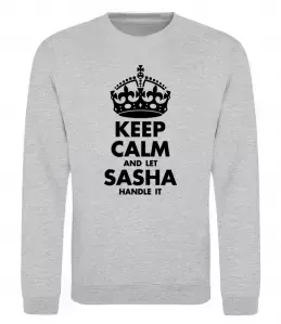 Свитшот Keep calm and drive Honda Серый меланж фото