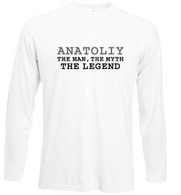 Лонгслив Anatoliy the man the myth the legend Лонгслив Anatoliy the man the myth the legend