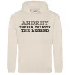 Мужская толстовка (худи) Andrey the man the myth the legend Таш фото