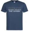 Мужская футболка Vitaliy the man the myth the legend Темно-синий фото