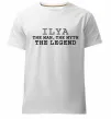 Мужская премиум футболка Ilya the man the myth the legend Белый фото