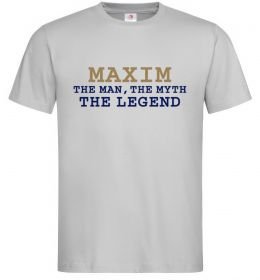Чоловіча футболка Maxim the man the myth the legend Чоловіча футболка Maxim the man the myth the legend