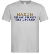 Мужская футболка Maxim the man the myth the legend Серый Мужская футболка Maxim the man the myth the legend Серый фото