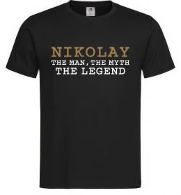 Чоловіча футболка Nikolay the man the myth the legend