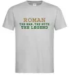 Чоловіча футболка Roman the man the myth the legend Сірий Чоловіча футболка Roman the man the myth the legend Сірий фото