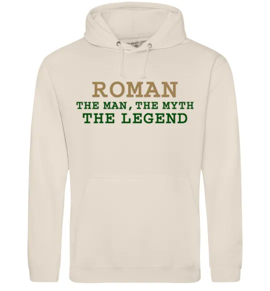 Мужская толстовка (худи) Roman the man the myth the legend Таш фото