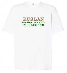 Футболка Оверсайз Руслан Батькович Черный фото