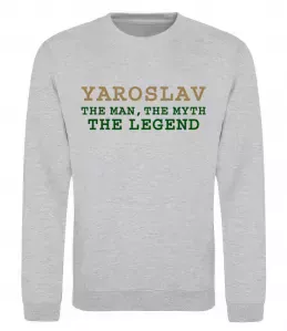 Світшот Ярослав Батькович Чорний фото