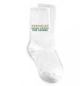 Шкарпетки Ярослав Батькович Білий фото