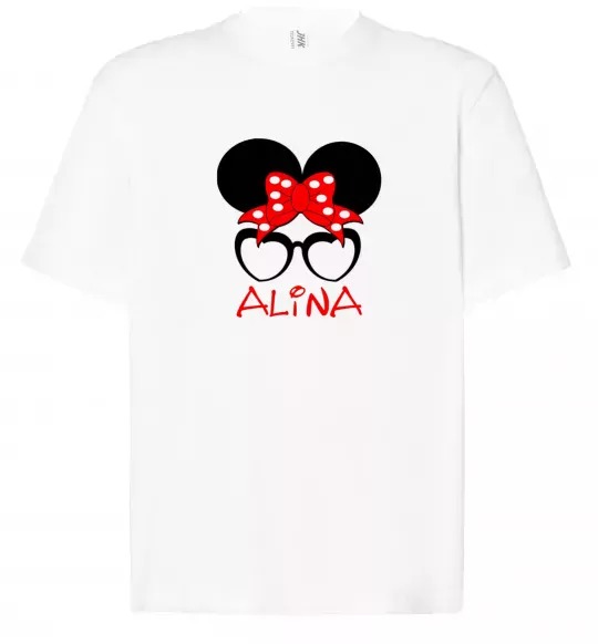 Футболка Оверсайз Alina minnie Білий фото