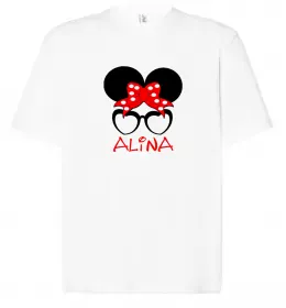 Футболка Оверсайз Аліна золота людина Белый фото