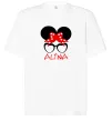 Футболка Оверсайз Alina minnie Білий фото