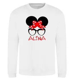 Свитшот Alina minnie Белый фото