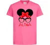 Дитяча футболка Alina minnie Яскраво-рожевий Дитяча футболка Alina minnie Яскраво-рожевий фото