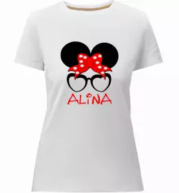 Женская премиум футболка Аліна золота людина Белый фото