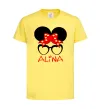 Детская футболка Alina minnie Лимонный фото