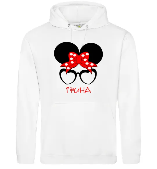 Жіноча толстовка (худі) Ірина minnie Білий фото