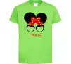 Детская футболка Ірина minnie Лаймовый фото
