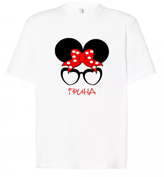 Футболка Оверсайз Ірина minnie Белый фото